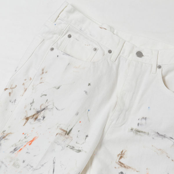 HARD TWIST DENIM HAND PAINTED 5P PANTS