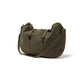 Cotton Canvas Round Shoulder Bag