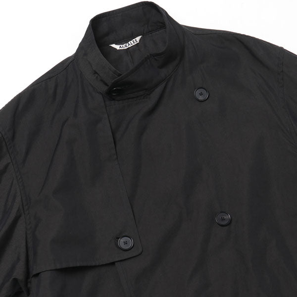 WASHED FINX CUPRO TWILL LONG COAT