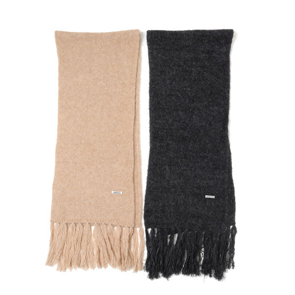 ALPACA WOOL SUPER LIGHT KNIT STOLE (A20AM04AW) | AURALEE 