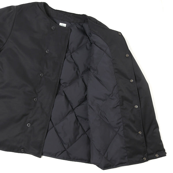 Crew Neck Down Jacket - C/Pe Twill