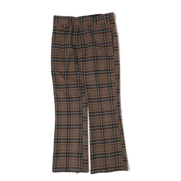 F.P. Boot-Cut Trouser - Plaid Tweed