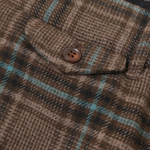 F.P. Boot-Cut Trouser - Plaid Tweed