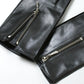 Zipped Leather Glove - Sheep Skin