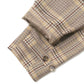 WOOL SERGE CHECK ZIP-UP BLOUSON