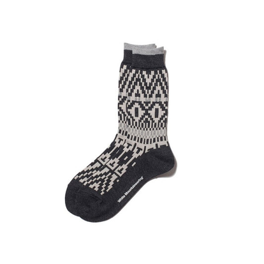 JACQUARD MIDDLE SOCKS A