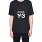 Y-3 Stacked Logo Tee / BLACK