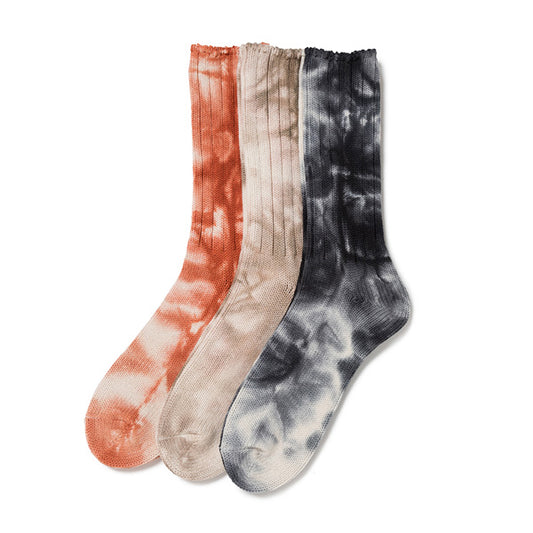 Tie Dye Cotton Rib Socks