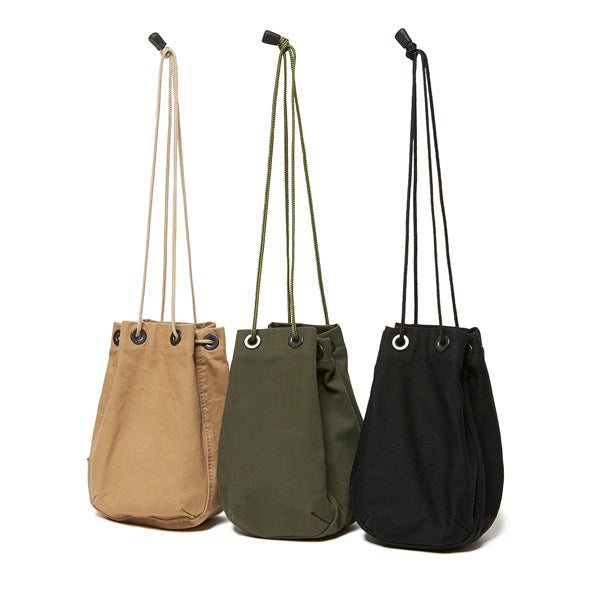 Cotton Twill Drawstring Bag Small