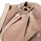 Cow Leather Drawstring Shoulder Bag