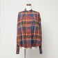 BIG PLAID STAND COLLAR SHIRT