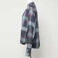 BIG PLAID STAND COLLAR SHIRT