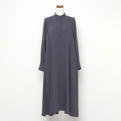 Satin Band collar Dress