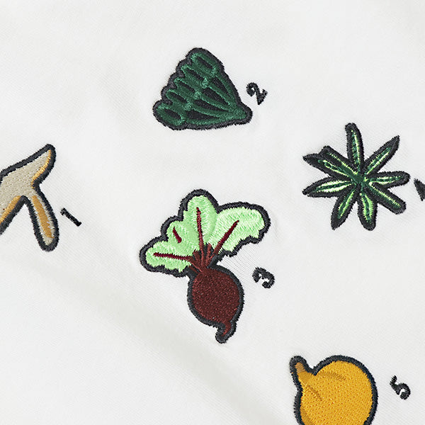 vegetables embroidery