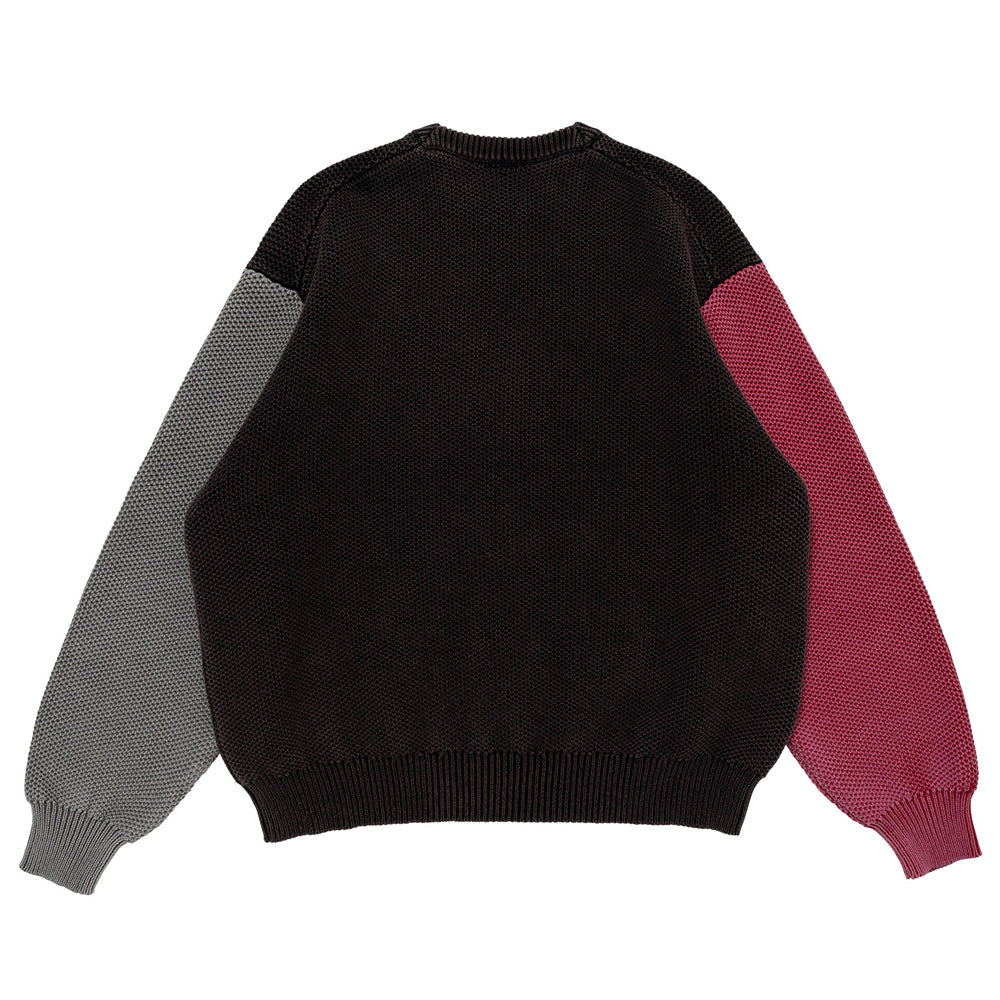 WAFFLE KNIT CREW