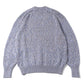 Washed cotton crew neck