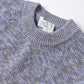 Washed cotton crew neck