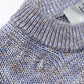 Washed cotton crew neck