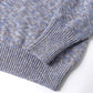 Washed cotton crew neck