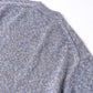 Washed cotton crew neck