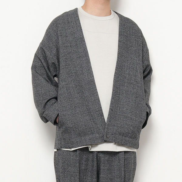 MINIMALIST CARDIGAN MELANGE WOOL