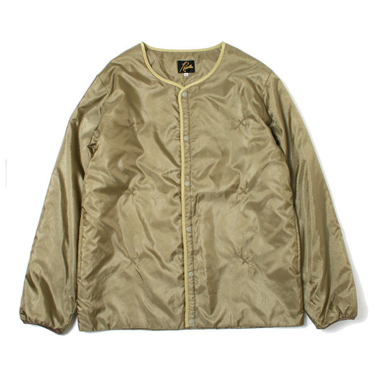 Crew Neck Filling Jacket - Nylon Ripstop