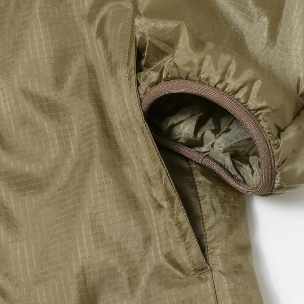 Crew Neck Filling Jacket - Nylon Ripstop