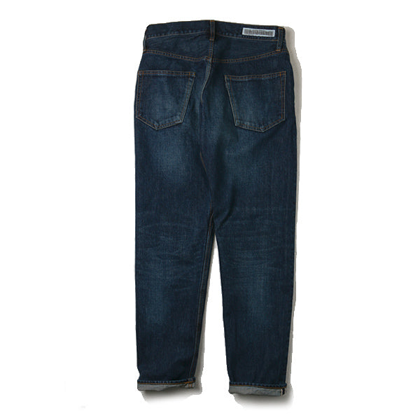 TAPERED DENIM PANTS / BIO WASH