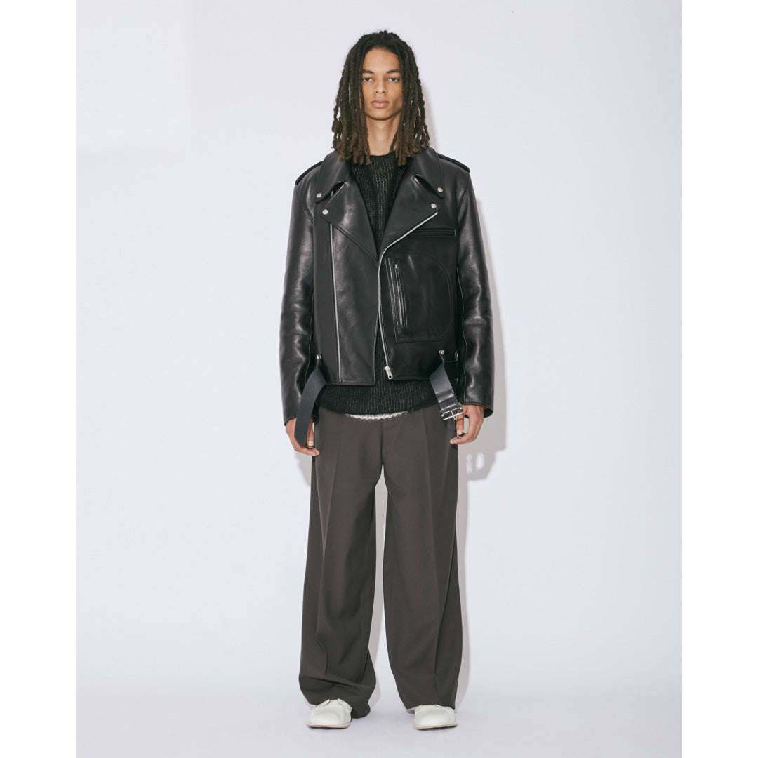 vintage leather BIG Dpocket ridersjacket