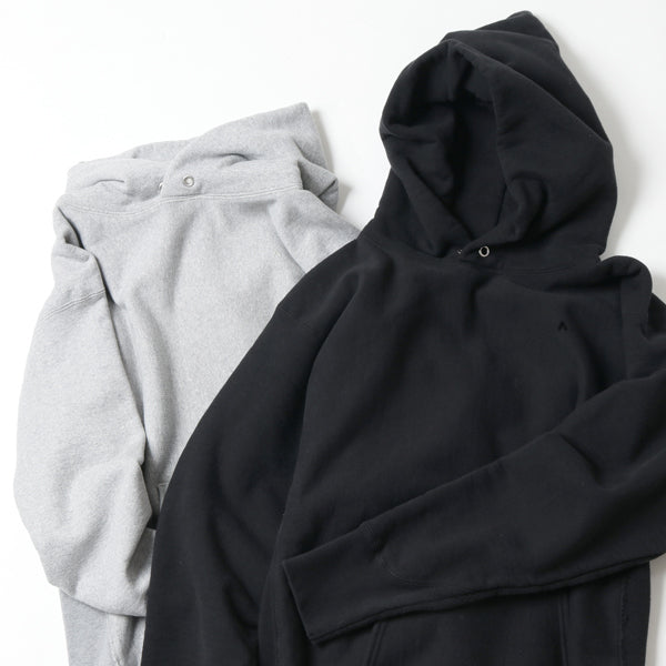 GARMENT DYE URAKE HOODIE (KKAGKW0100) | ATON / Cut and Sew