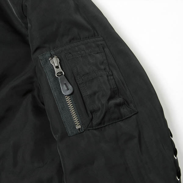 LACE UP MA-1 COAT