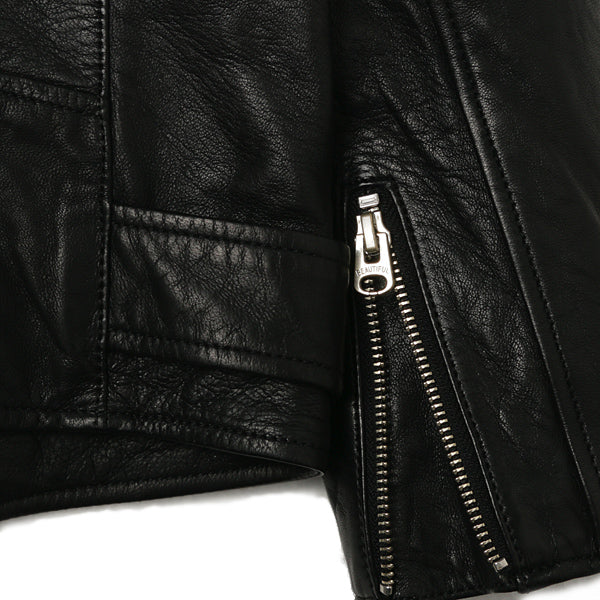 vintage leather riders jacket