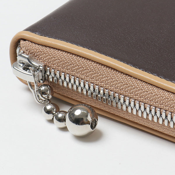 combi color ball chain fold wallet