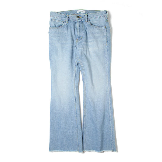 WASHED FLARE DENIM