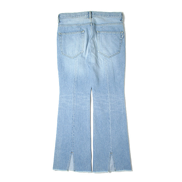 WASHED FLARE DENIM