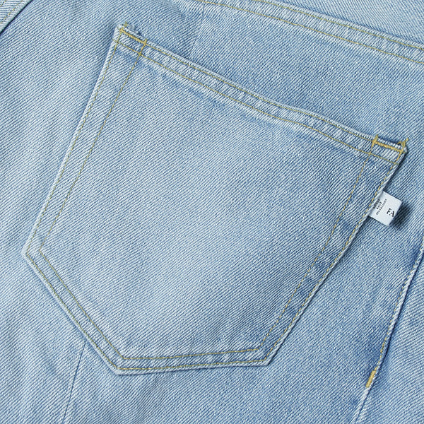 WASHED FLARE DENIM