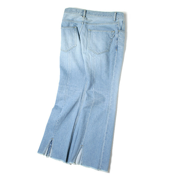 WASHED FLARE DENIM