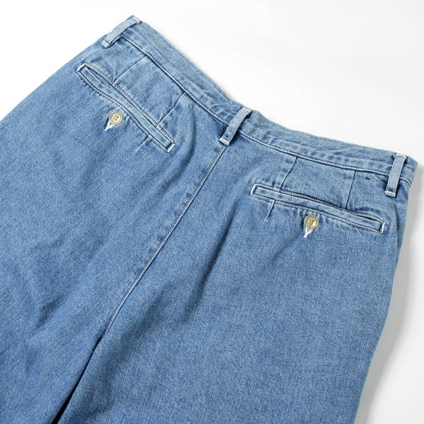 WIDE DENIM PANTS (Bleach)