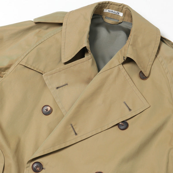 FINX CHAMBRAY BIG TRENCH COAT
