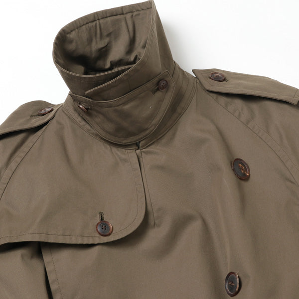 FINX CHAMBRAY BIG TRENCH COAT