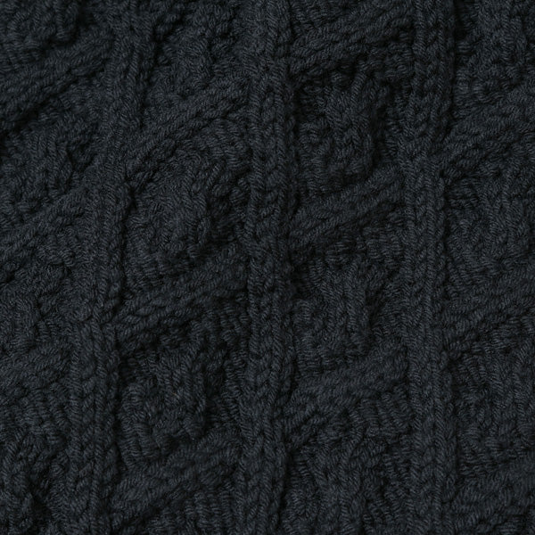 HARD TWIST MERINO ARAN KNIT P/O