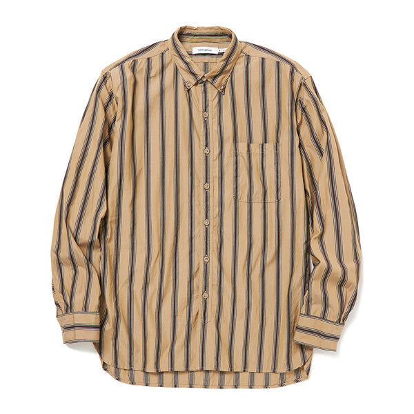 DWL B.D SHIRT RELAXED FIT CT SATIN MULTI STRIPE