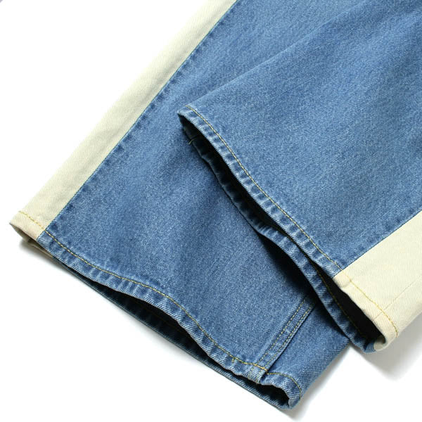 SKITCHHED DENIM PANTS