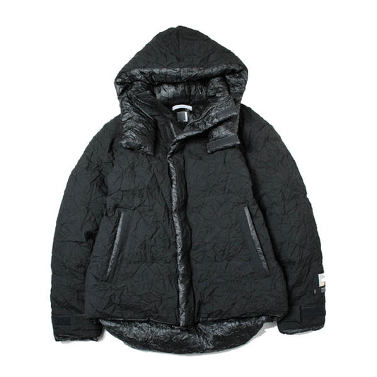 WRINKLED WOOL DOWN JACKET