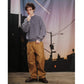 WAFFLE KNIT CREW