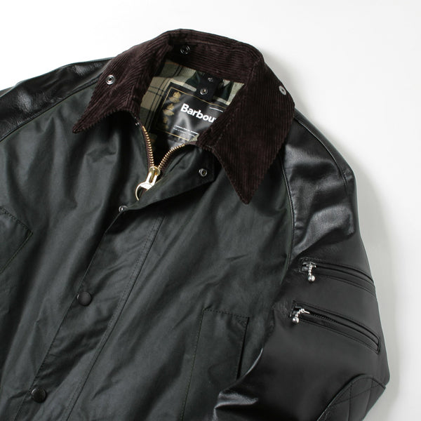 Barbour Bedale ジャケットカスタマイズ☓牛革 J102