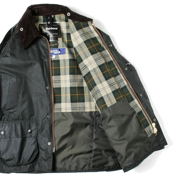 Barbour Bedale ジャケットカスタマイズ☓牛革 J102