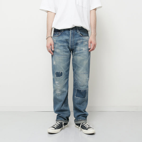 綿セルヴィッチデニム levi's 501 1947年モデルカスタマイズ P211