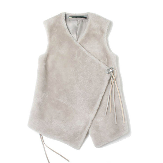 Mouton fur vest