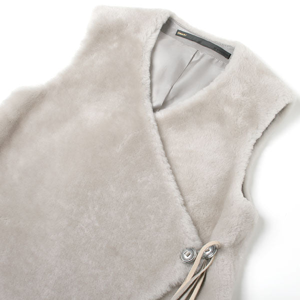 Mouton fur vest